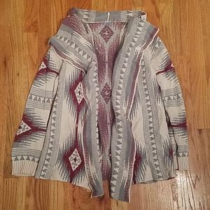Charlotte Russe printed cardigan